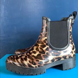 Jeffrey Campbell Chunky Heeled Waterproof Boots